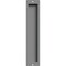 Ekena Millwork Premium 12" Flush Pull For Barn Doors 3/4" Thick or Greater, Flint Gray GB6001FP12FG - alternate 1